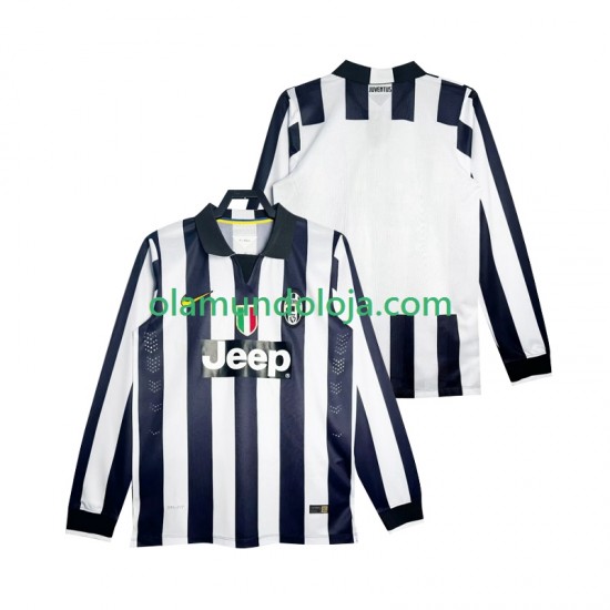 Camisola Juventus 2014 2015 Retro Homem Equipamento Primeiro Manga Comprida